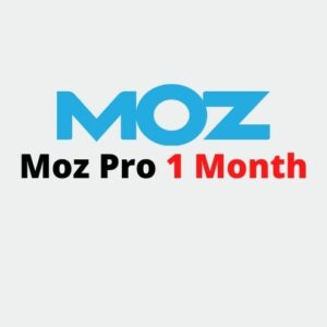 Moz Pro 1 Month Account