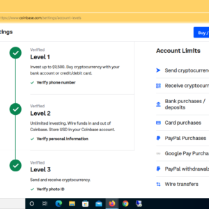 Buy CoinBase Verified Account with Documents