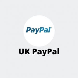 UK PayPal Personal Verified with Driving Licence
